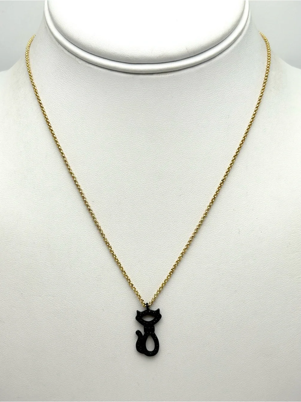 Kate Spade Black Cat Necklace